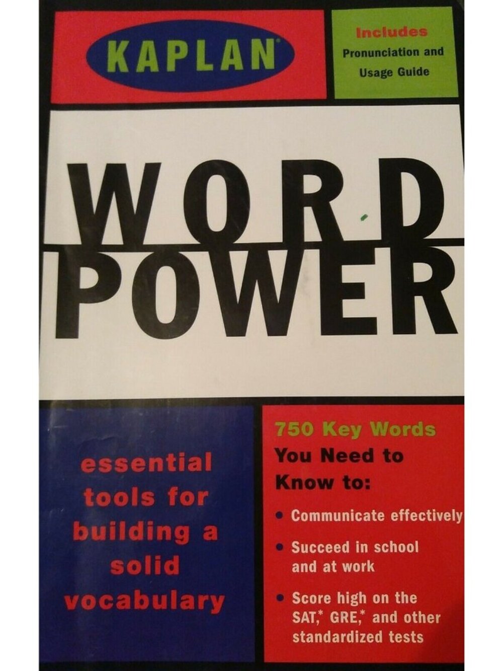 Kaplan Word Power Paperback Book by Meg F Schneider Power Series